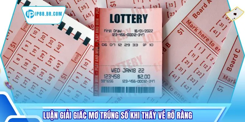 Luận giải giấc mơ trúng số khi thấy vé rõ ràng