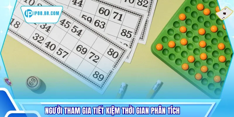 Người tham gia tiết kiệm thời gian phân tích